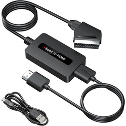 Konwerter Scart Na Hdmi Z Kablem Hdmi Męski