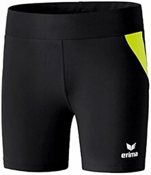 Erima damskie spodnie Athletic Tight krótkie czarny Schwarz/Neon