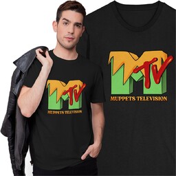 Koszulka MTV Muppets Muppety Ulica Sezamkowa Telewizja Tv