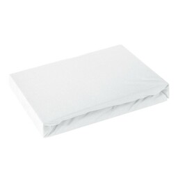 Design 91 Prześcieradło jersey z gumką 180x200 białe