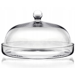 Talerz patera z kloszem na ciasta Krosno ServoLine