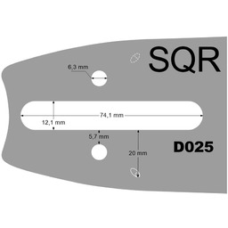 Prowadnica 18 3/8 1.6mm D025 Stihl SARP S18D6SS66