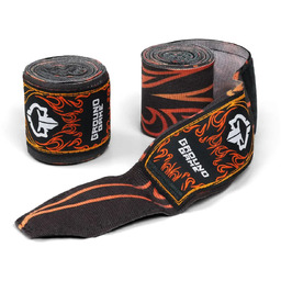 Ground Game Bandaże Bokserskie Owijki "Flames" 4m