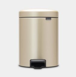 Brabantia Kosz Pedałowy NEWICON 5L Metallic Gold