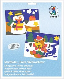Ursus 8410009 - Piaskowe obrazki, Wesołych Świąt, zestaw