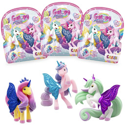 GALUPY Rainbow Unicorn zestaw 3 sztuk  zabawka