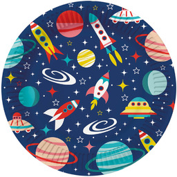 Talerzyki papierowe Kosmos - 23 cm - 8