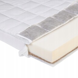 Materac Do Łóżeczka Gryka Pianka Kokos 120 x