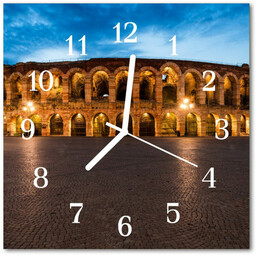 Zegar szklany kwadratowy Pomnik