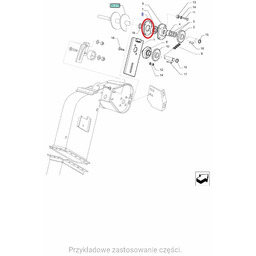 POKRYWA NEW HOLLAND / CASE 310078