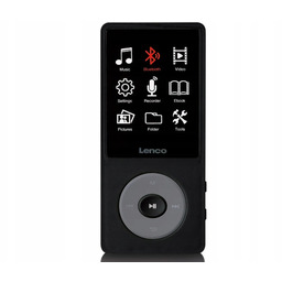 Odtwarzacz MP3/MP4 Lenco Xemio-860BK Czarno-szary
