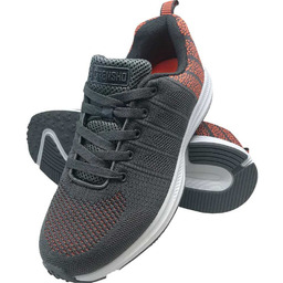 BSPIXEL - Buty sportowe PIXEL - szaro-pomarańczowy 44