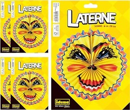 Idena 90121 - Lampion słońce, 5 sztuk, średnica