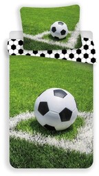 Pościel bawełniana 140x200 piłka nożna boisko piłkarska football