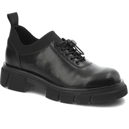 Artiker Czarne Półbuty Wygodne Skórzane Buty Damskie