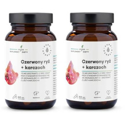 Zestaw Aura Herbals Czerwony ryż + karczoch, 2