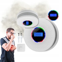 Czujnik Czadu Dymu Bezprzewodowy Detektor Tlenku Węgla Gordon