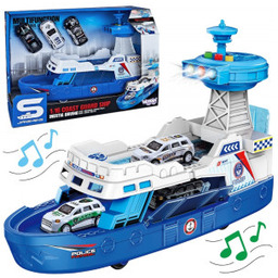 Łódź Policyjna Patrolowa Interaktywna Skala 1 16 Autka