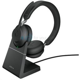 Jabra Evolve2 65 duo MS ze stojakiem bezprzewodowa