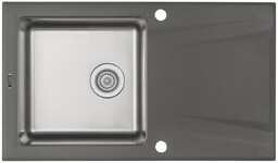 DEANTE ZSR T113 Zlew prime antracyt metalik granito-stal