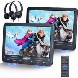 Odtwarzacze DVD CD Samochodowe Gonavidio 2 Ekrany 10,5"