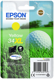 Wkład atramentowy EPSON 34XL Żółty C13T34744010