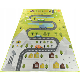 Dywan Dziecięcy Drukowany Cristal 200x300 Drogi Uliczki Góry