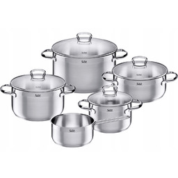 Silit Zestaw garnków Toskana 9 el. indukcja stal