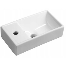 Sapho Minos Umywalka ceramiczna 40x22 cm lewa 4759