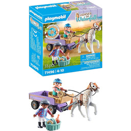 PLAYMOBIL Horses of Waterfall 71496 Powóz kucyków, urocza