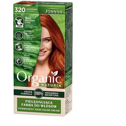 Joanna Naturia Organic Pielęgnująca farba do włosów płomienny