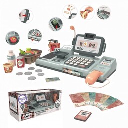 Woopie Kasa Sklepowa Dla Dzieci Skaner Waga Mikrofon