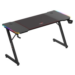 Huzaro Hero 3.3 RGB 140cm Czarny Biurko gamingowe