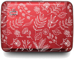 Portfel aluminiowy Ogon Design Stockholm V2 - flowers