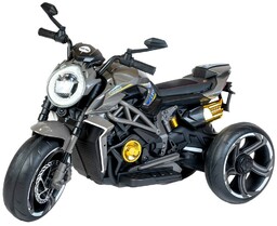 Baby Mix Motocykl elektryczny dla dzieci Calabre, czarny