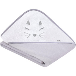 UVIE Okrycie kąpielowe termofrota 100x100 szary Kotek