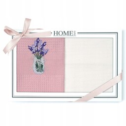 Home 1961 Zestaw ścierek kuchennych 50x70 Home różowy