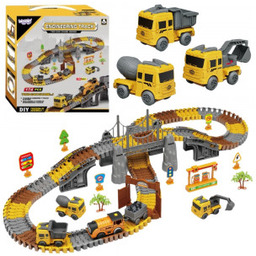 Tor Samochodowy XXL Kolejka Elektryczna Plac Budowy 174