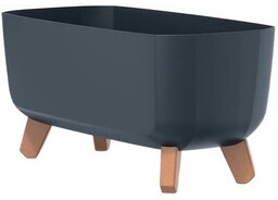 PROSPERPLAST Doniczka Gracia Case DGCL400-S433 8.5L Antracytowy