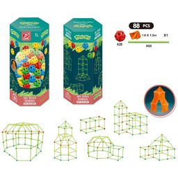 Klocki rurki namiot fosforyzujące 88el