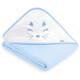 UVIE Okrycie kąpielowe termofrota 100x100 niebieski Kotek