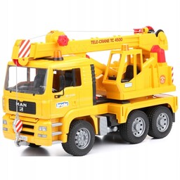 Dźwig Ciężarówka Man Tga z żurawiem Zabawka Bruder