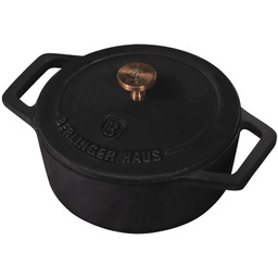BH-6489 Garnek żeliwny 10 cm Berlinger Haus Black
