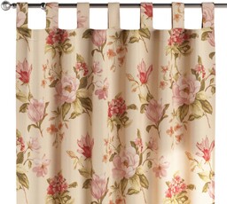 Zasłona na szelkach 1 szt., duże kwiaty