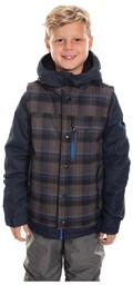 kurtka 686 - Scout Insulated Jacket Navy Plaid