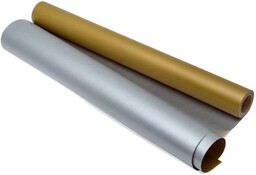 Papier pakowy kraft złoto-srebrny 70cm-25m 60g