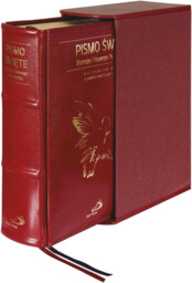 Biblia Edycja Świętego Pawła duża twarda skóra bordo