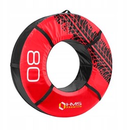 Opona Treningowa Solidna Hms Czerwona 80kg