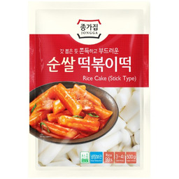 Kluski ryżowe do Tteokbokki, słupki 1kg - Jongga