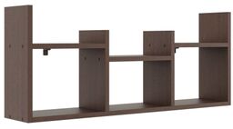 Dekoracyjna półka wisząca, TYRA, 97x18x40 cm, wenge, mat